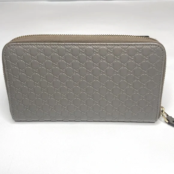 Gucci Gray Embossed Wallet - Picture 4 of 7
